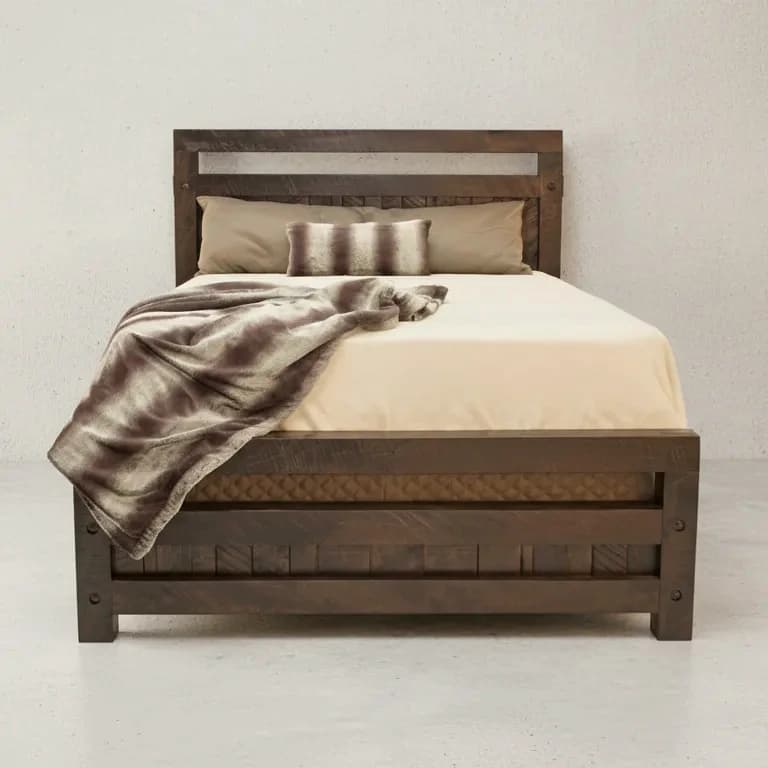 penwood furniture timber bed face on horizontal