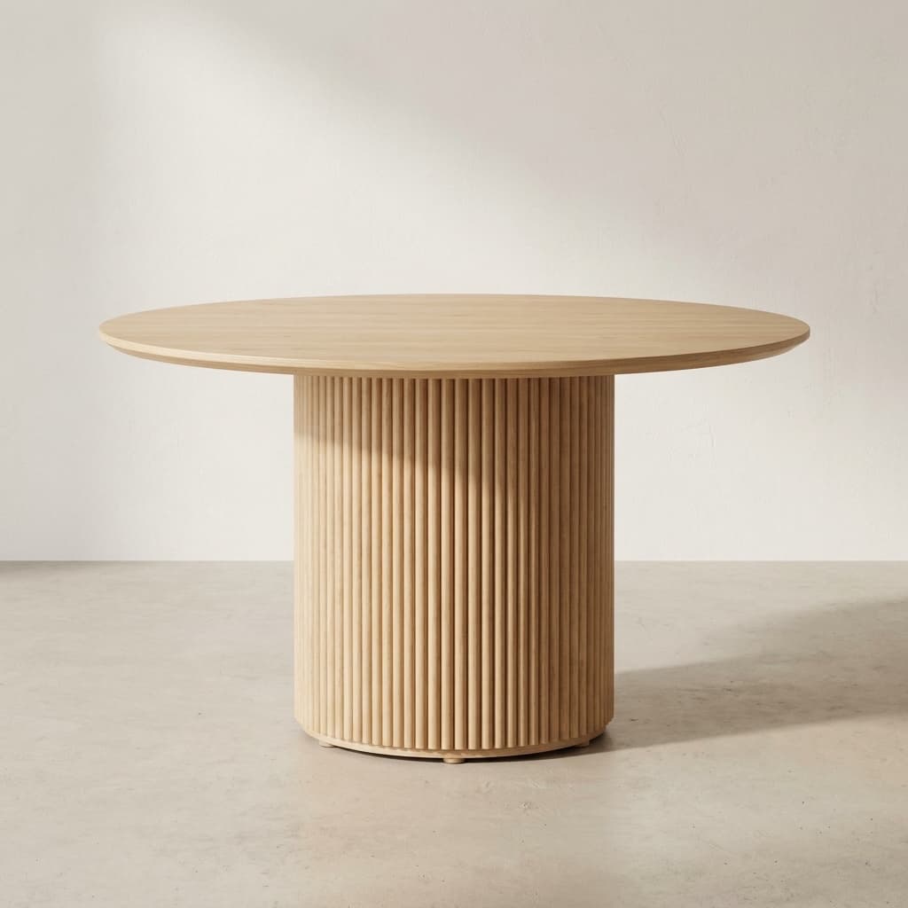 Willow table, front view