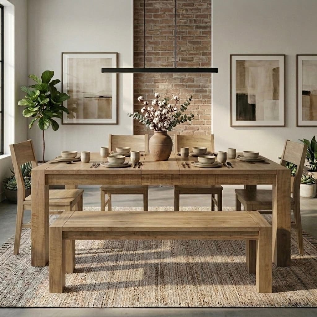 Solid wood dining room furniture showcase