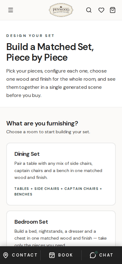 Set Builder walkthrough: Choose your room