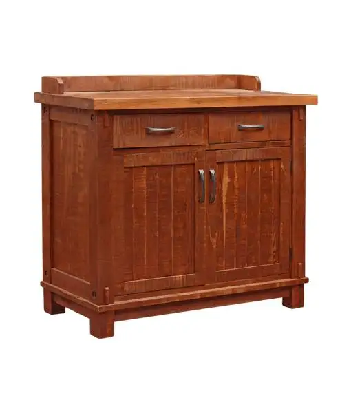 Rustic 2 Drawer and 2 Door Server TSB4248