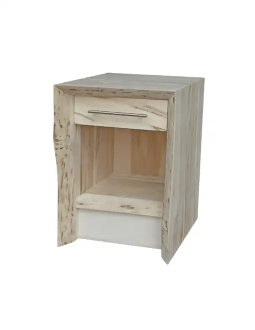 Waterfall Live Edge 1 Drawer Nighstand
