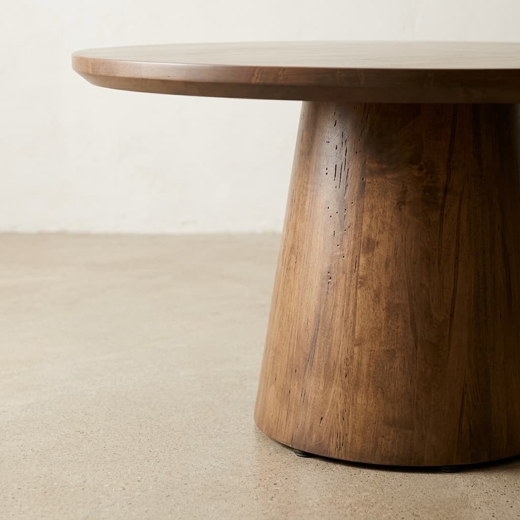 Atlas dining table — Wormy maple — Rustic — Provincial
