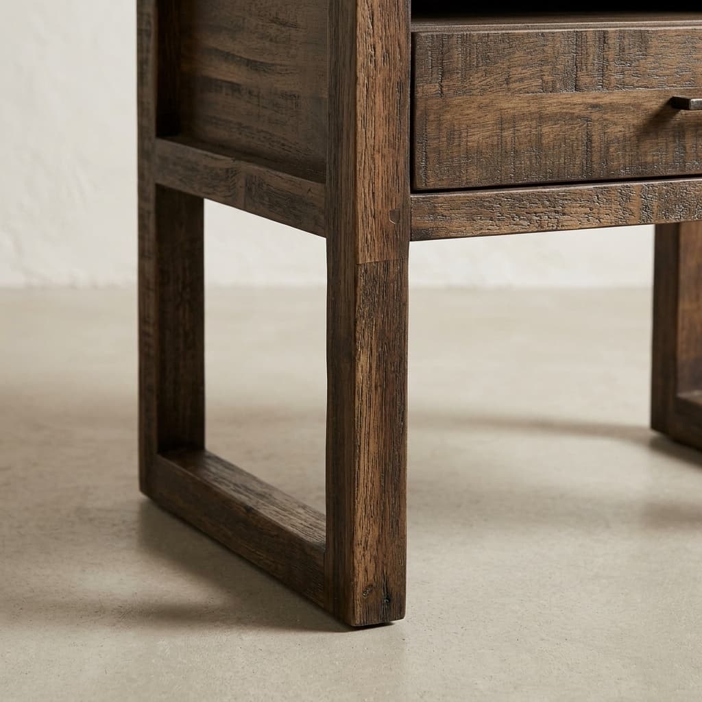 Tempus 1 Drawer Open Shelf Night Stand