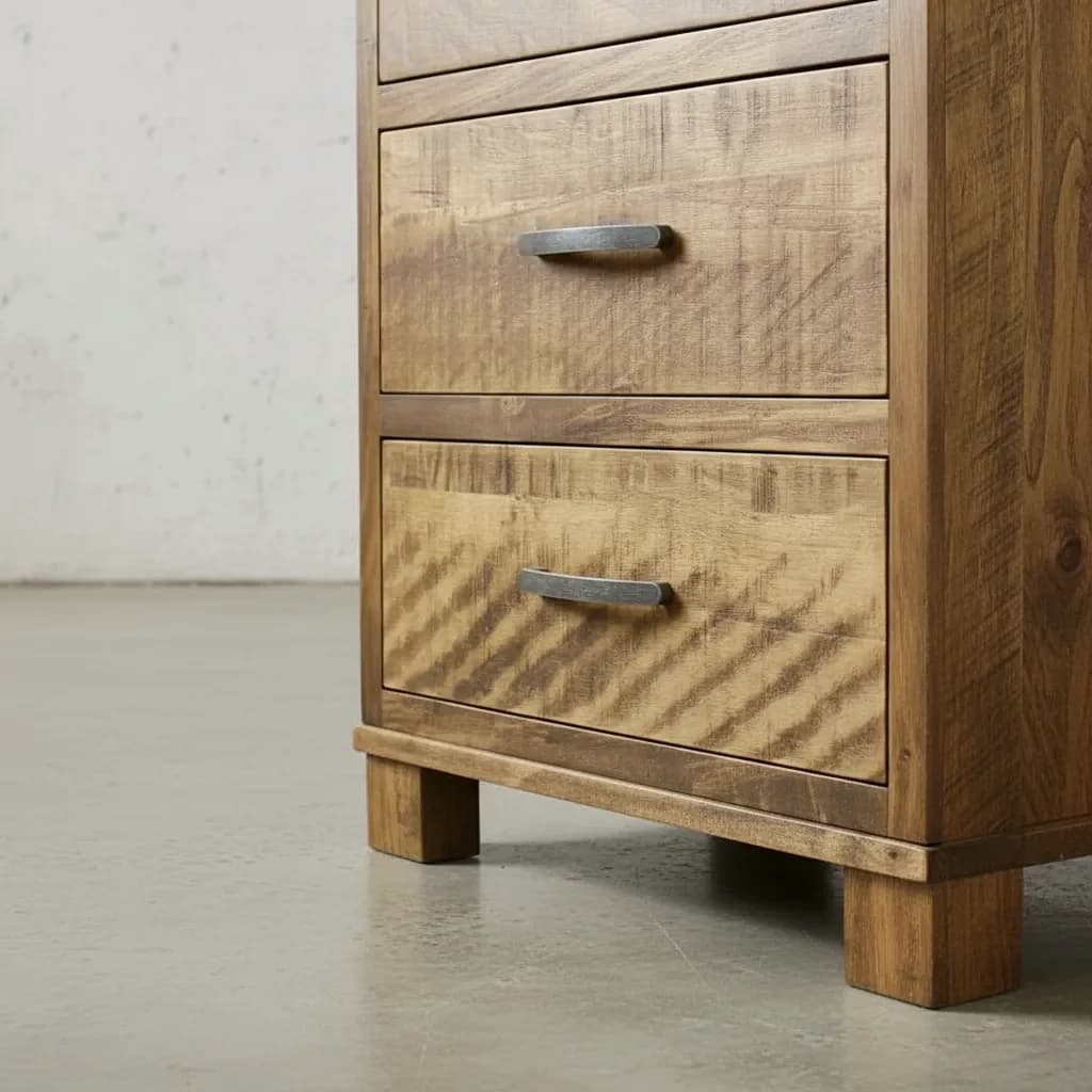 penwood furniture backwoods 4 drawer hiboy medium close up