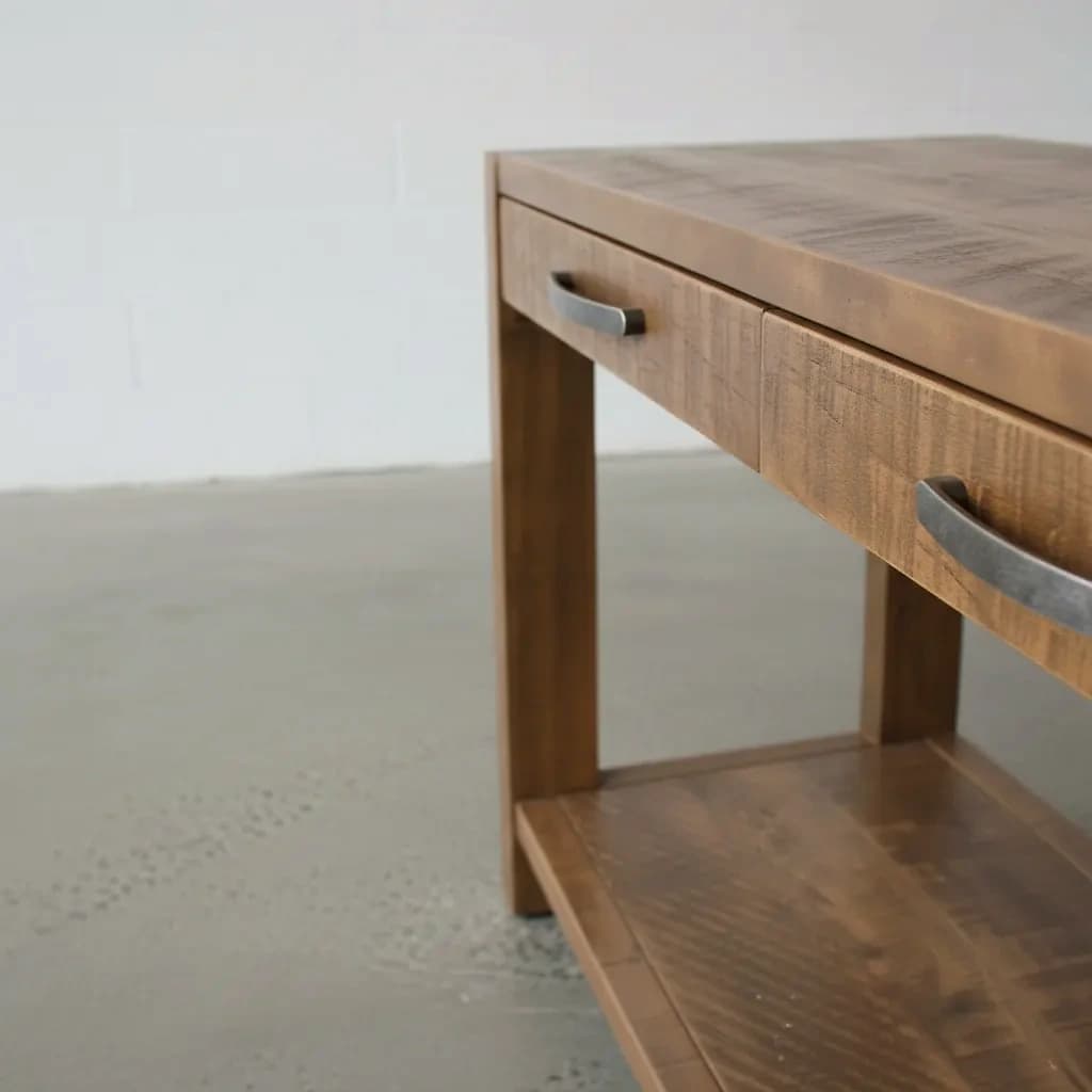 penwood furniture backwoods sofa table medium close up