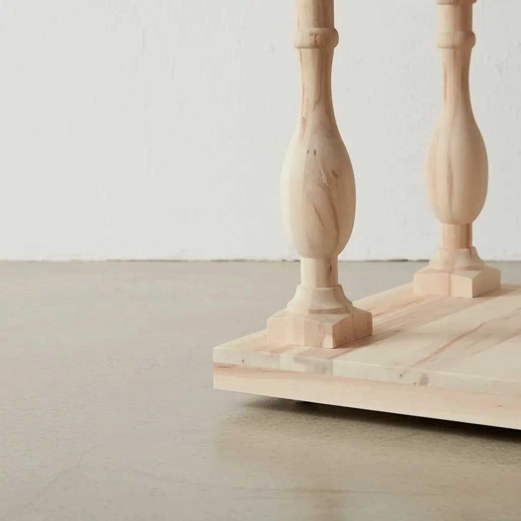 penwood furniture balustrade end table medium close up