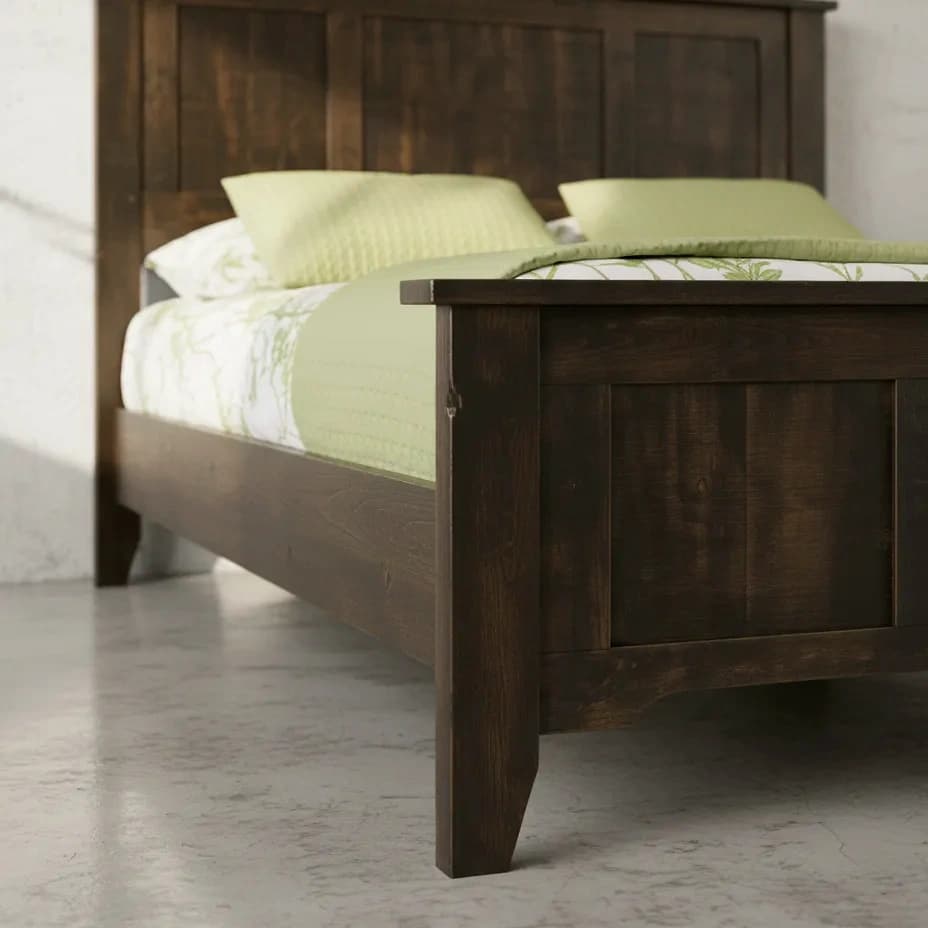 penwood furniture bancroft bed low footboard medium close up