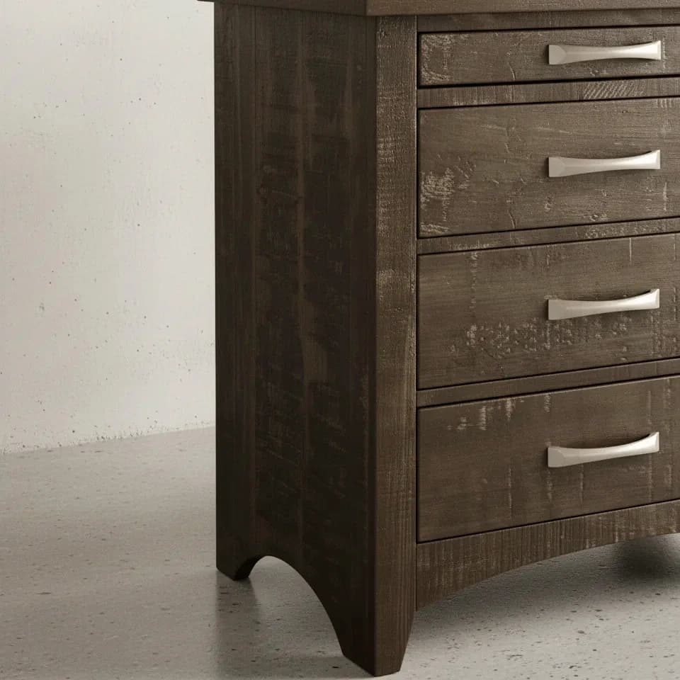 penwood furniture bancroft night stand 4 drawers medium close up