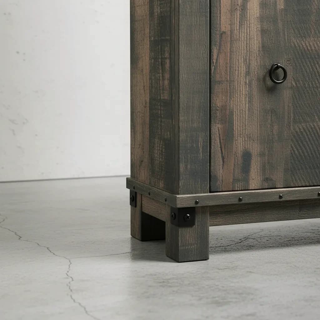 penwood furniture barrelworks bookcase with doors medium close up