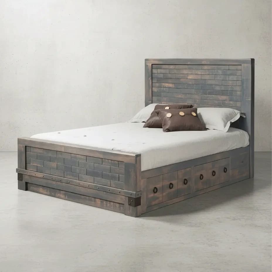 penwood furniture barrelworks condo bed 45 degree angle