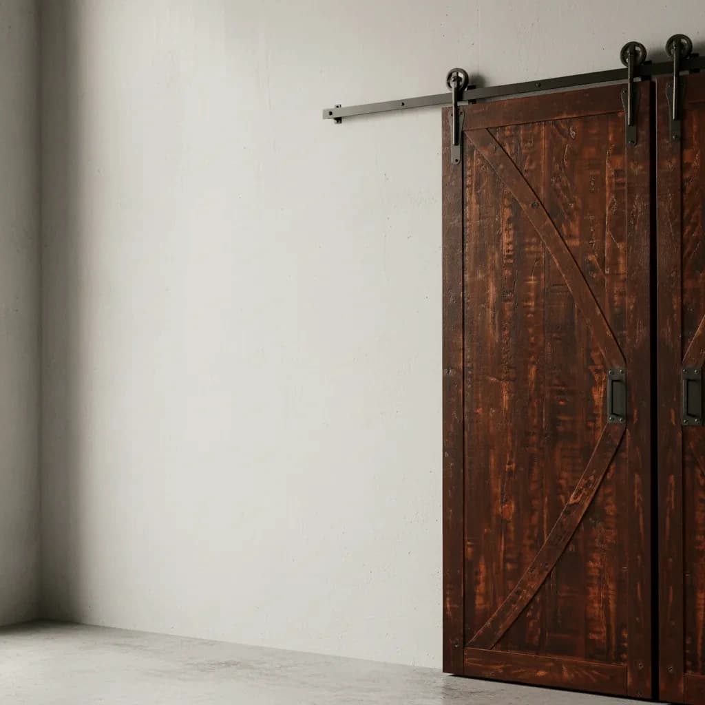 penwood furniture carlisle barn door medium close up