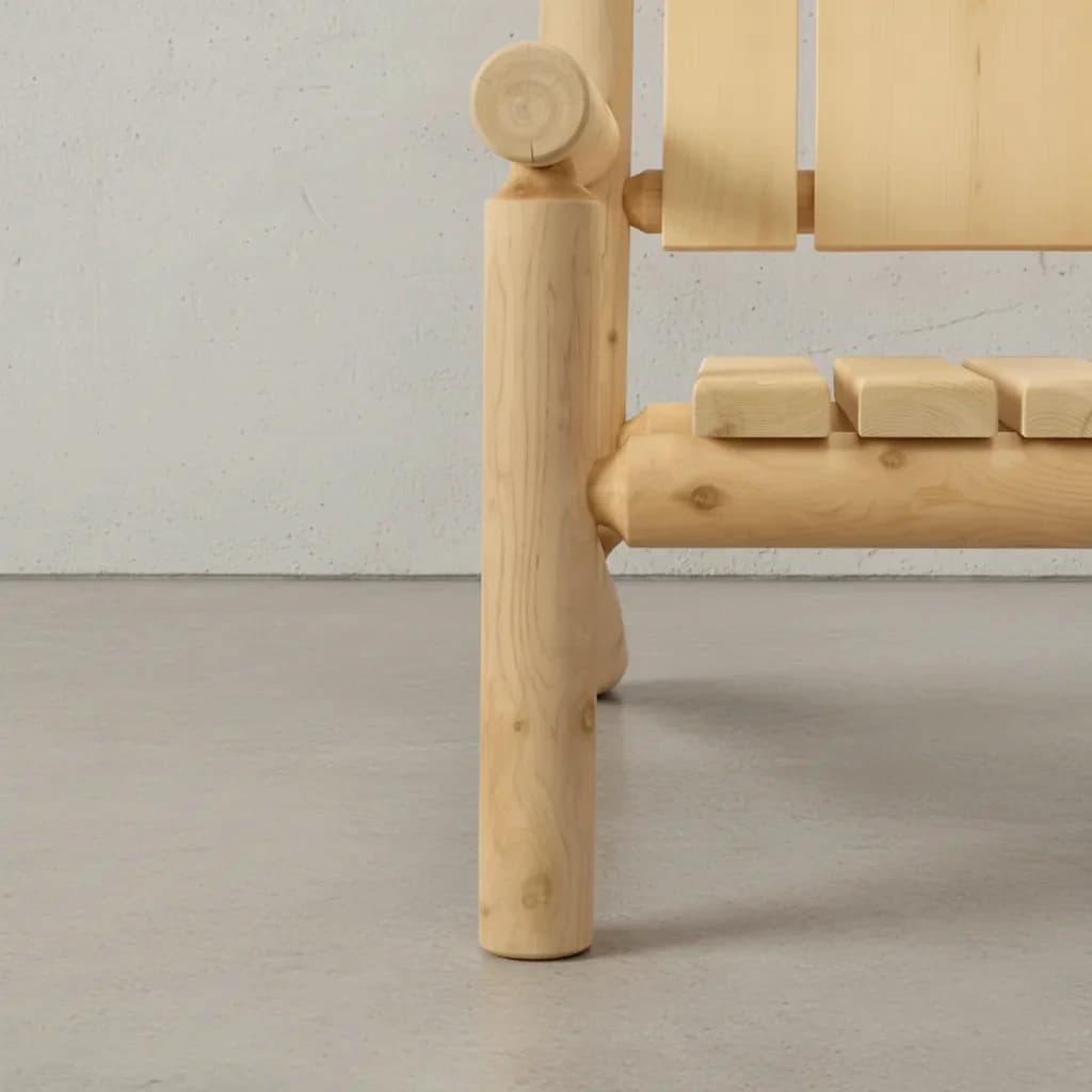 penwood furniture cedar classic back chair medium close up