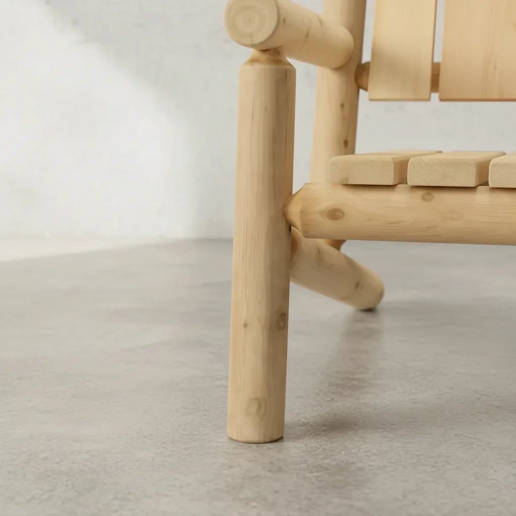 penwood furniture cedar cut back chair medium close up