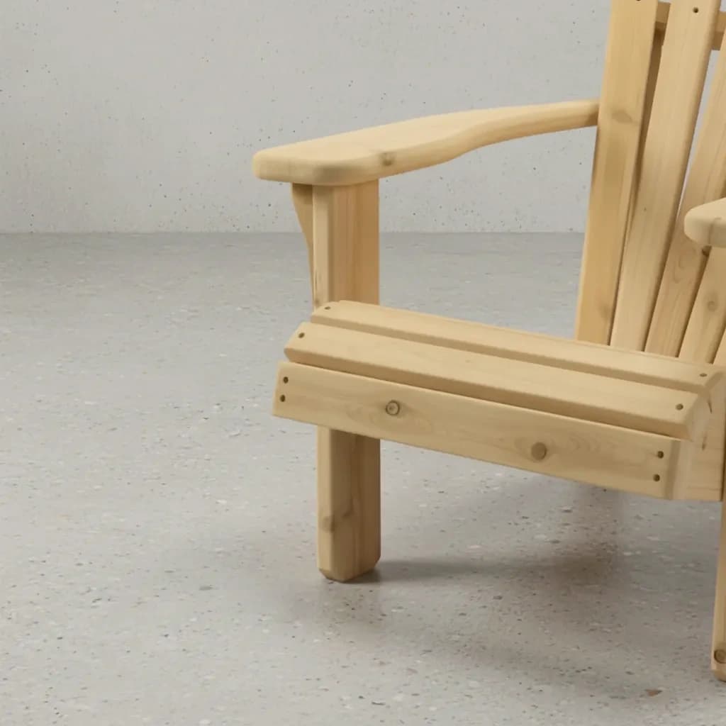 penwood furniture cedar muskoka chair medium close up