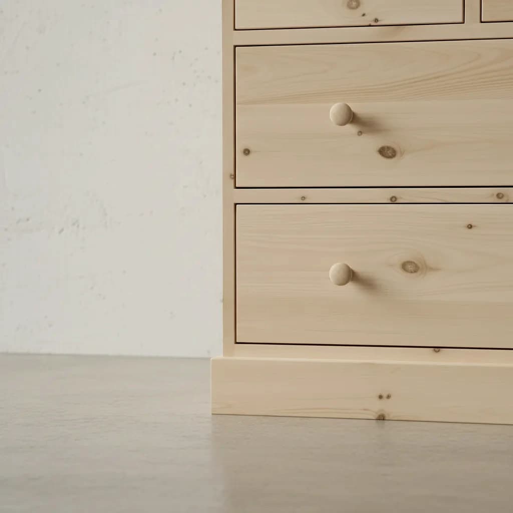 penwood furniture cottage 4 drawer hiboy ct14 medium close up
