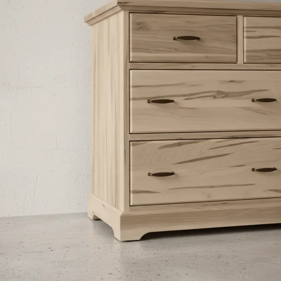 penwood furniture cottage deluxe 7 drawer dresser xct17 medium close up