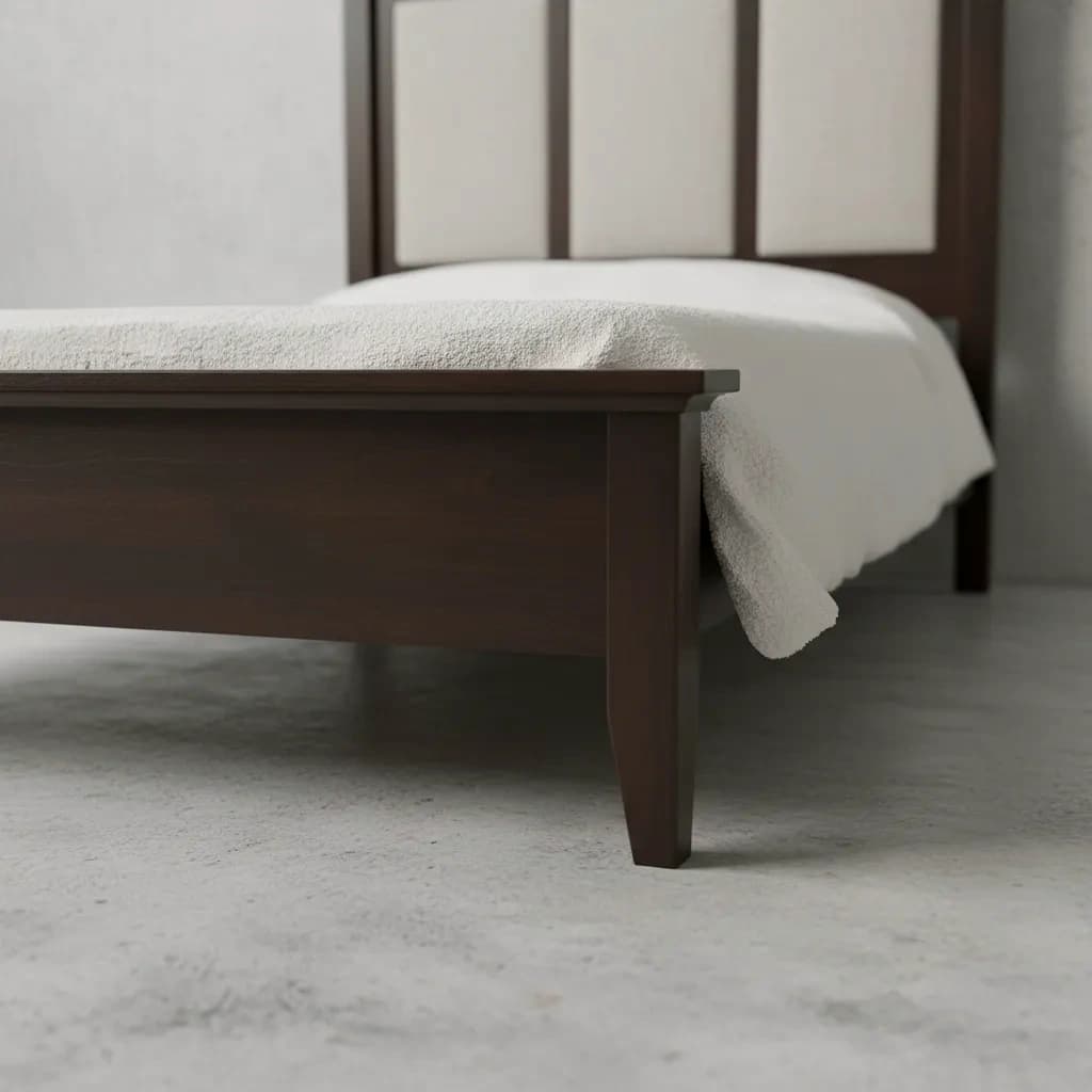 penwood furniture courtland bed fabric headboard medium close up