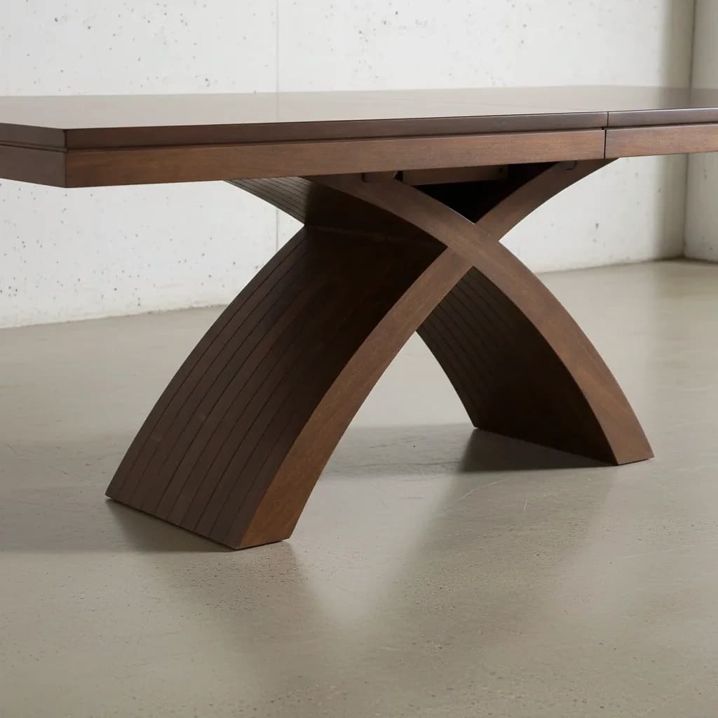 penwood furniture fifth avenue dining table medium close up