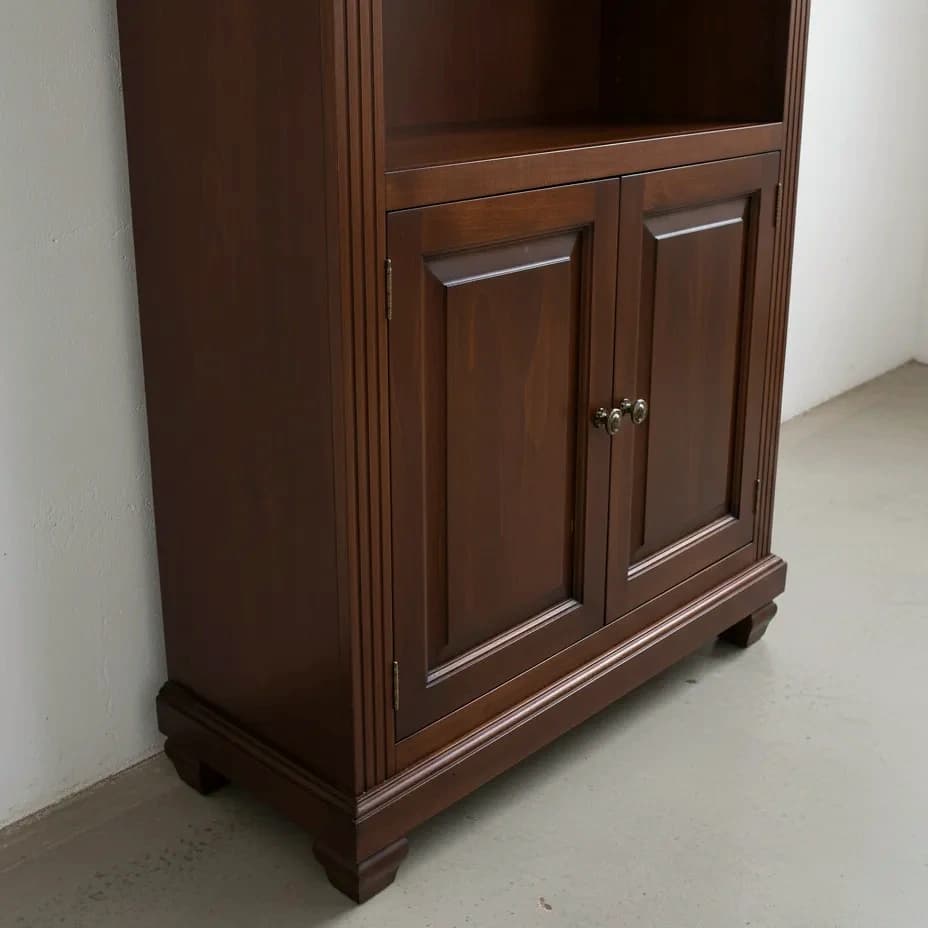 penwood furniture florentino bookcase f80d medium close up