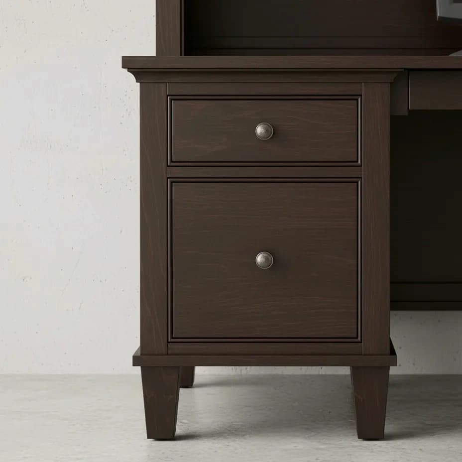penwood furniture georgetown computer station medium close up