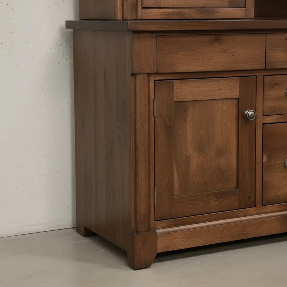 penwood furniture hudson valley credenza medium close up