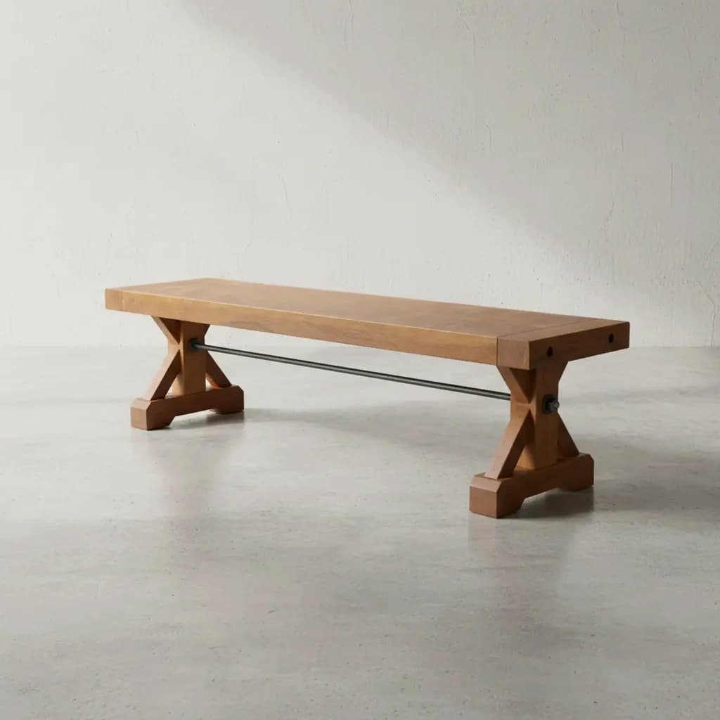 penwood furniture klondike bench 45 degree angle