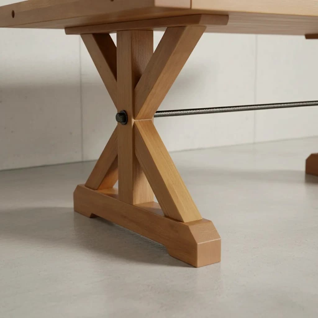 penwood furniture klondike dining table medium close up