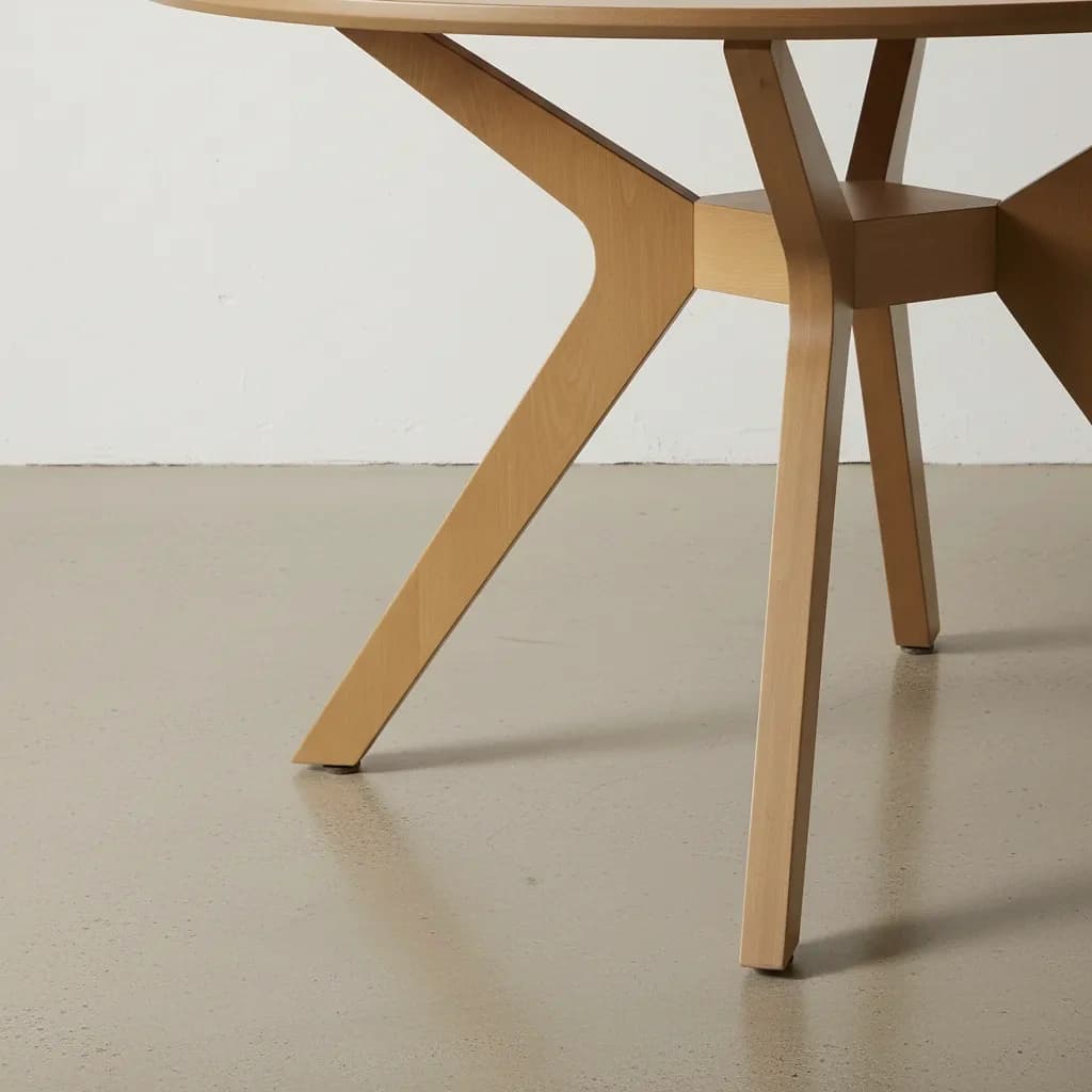 penwood furniture leksvik dining table medium close up