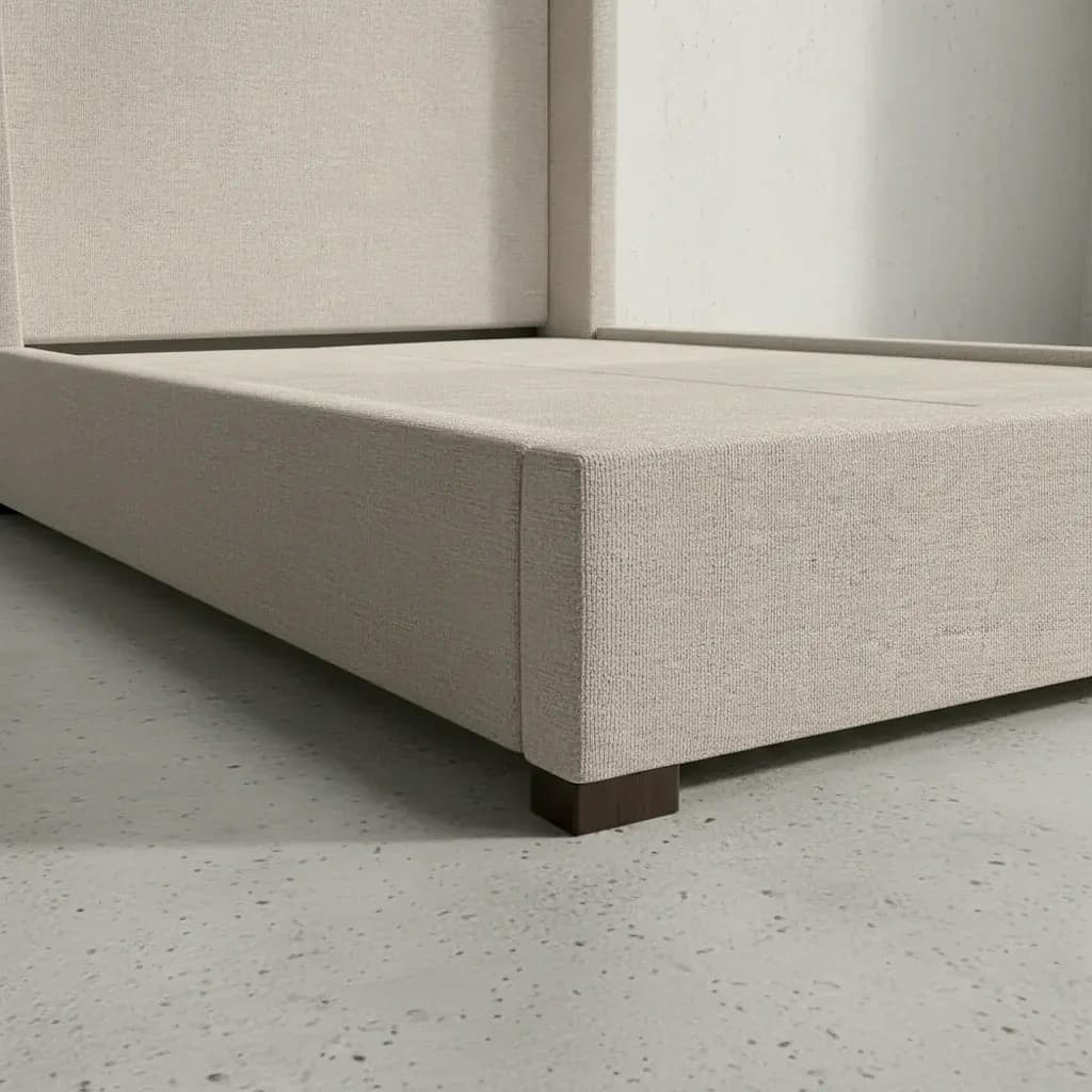penwood furniture madison upholstered platform bed medium close up