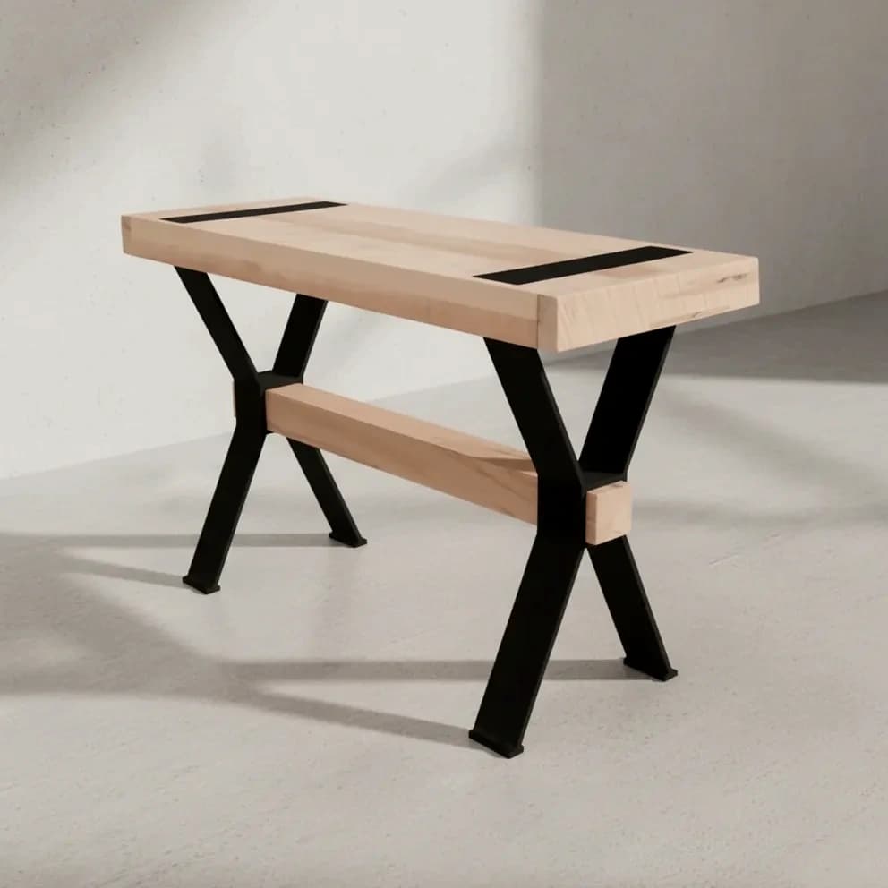 penwood furniture millwright sofa table 45 degree angle