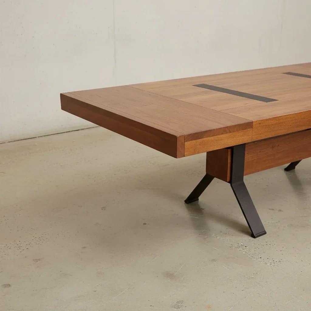 penwood furniture millwright dining table medium close up