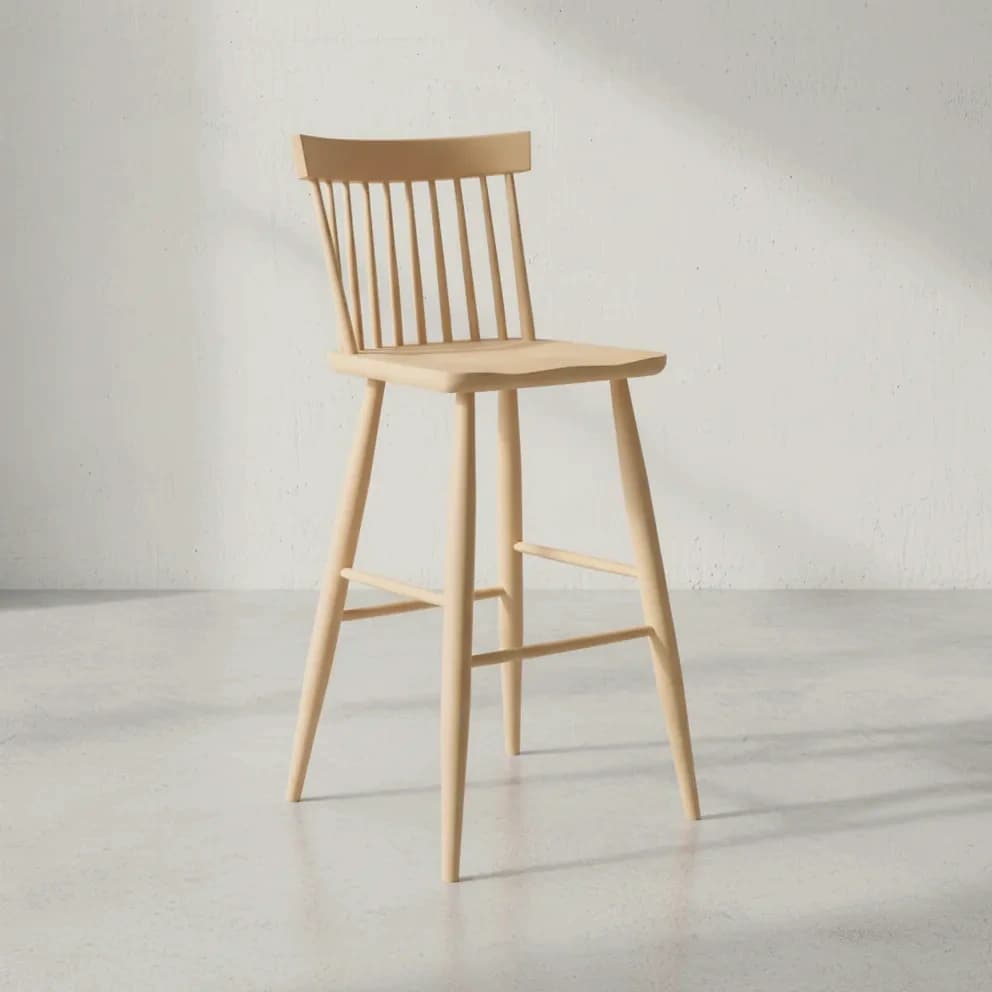 penwood furniture modern shaker bar chair 45 degree angle