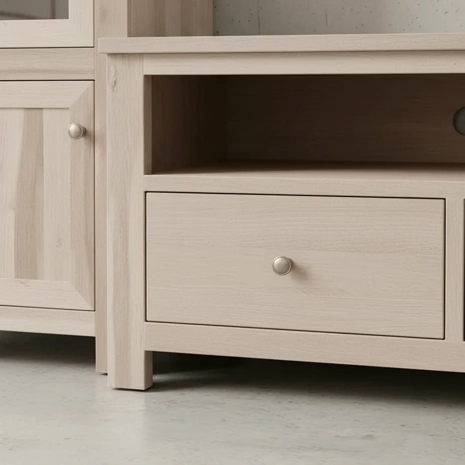 penwood furniture newport 3 pc tv unit np1892 medium close up