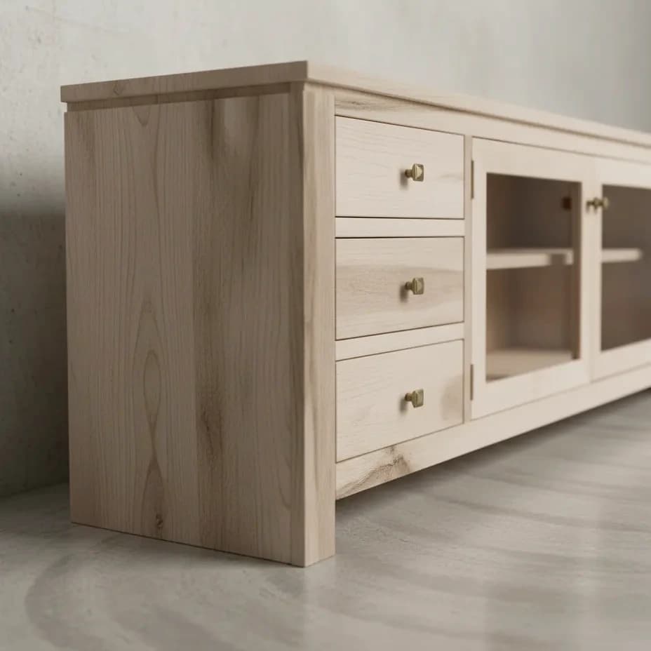 penwood furniture newport 85 hdtv base only np1885 medium close up