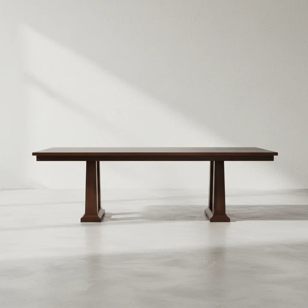 penwood furniture acropolis dining table face on horizontal