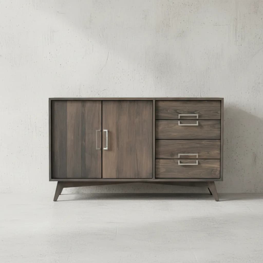 penwood furniture avenue sideboard 4 drawers 2 doors face on horizontal