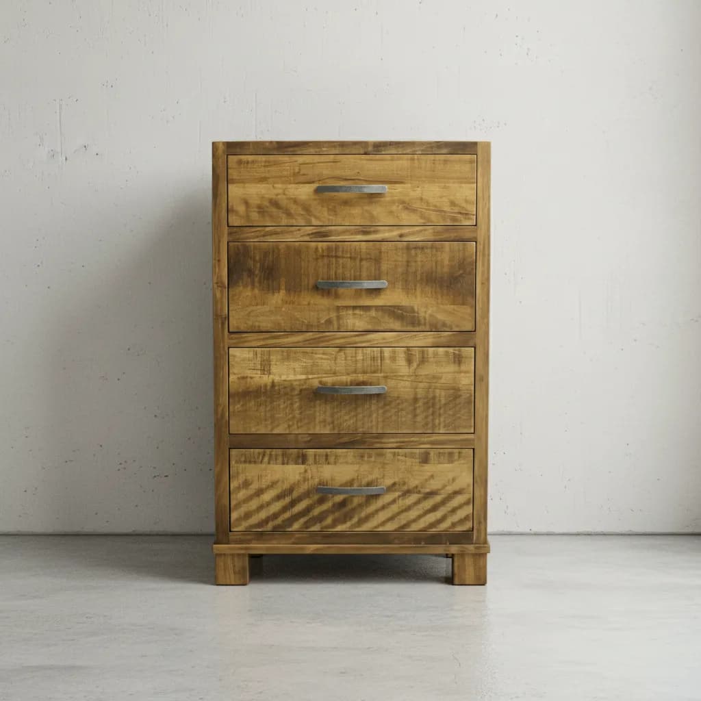 penwood furniture backwoods 4 drawer hiboy face on horizontal