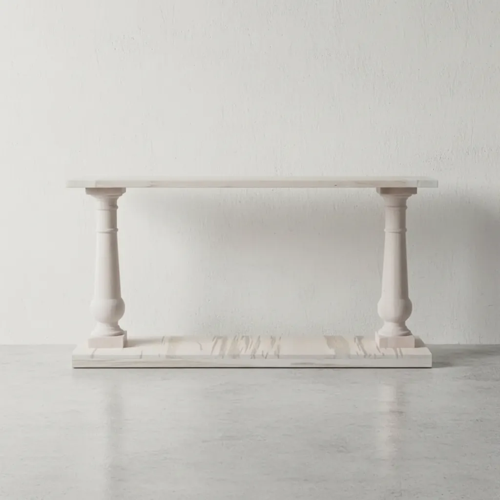 penwood furniture balustrade sofa table face on horizontal