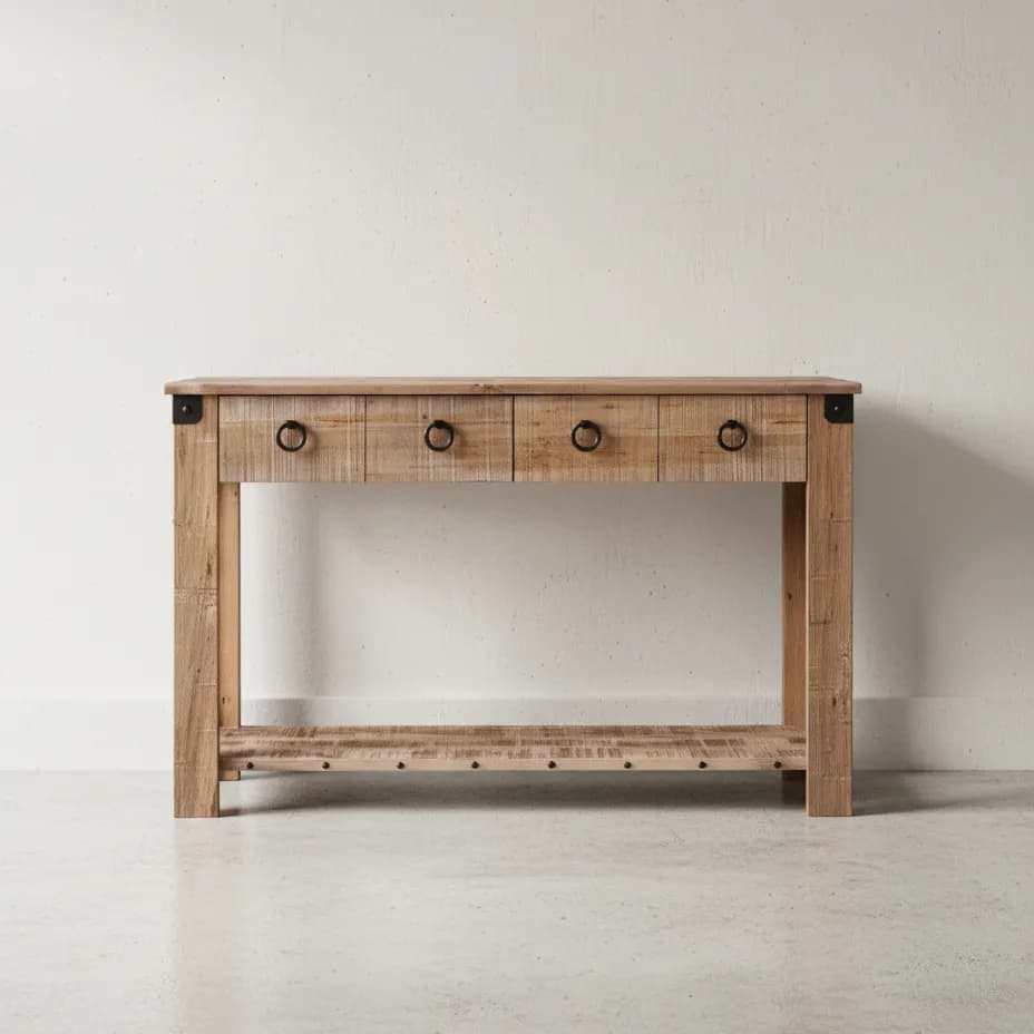 penwood furniture barrelworks sofa table face on horizontal