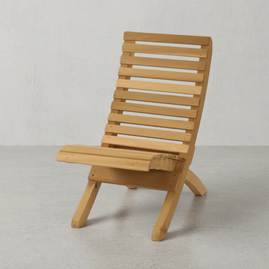 penwood furniture cedar camp chair face on horizontal