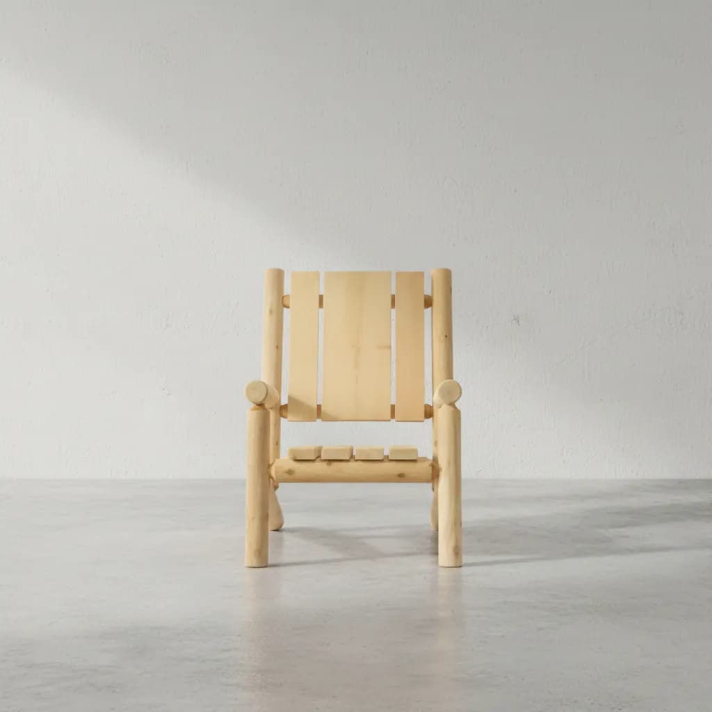 penwood furniture cedar classic back chair face on horizontal