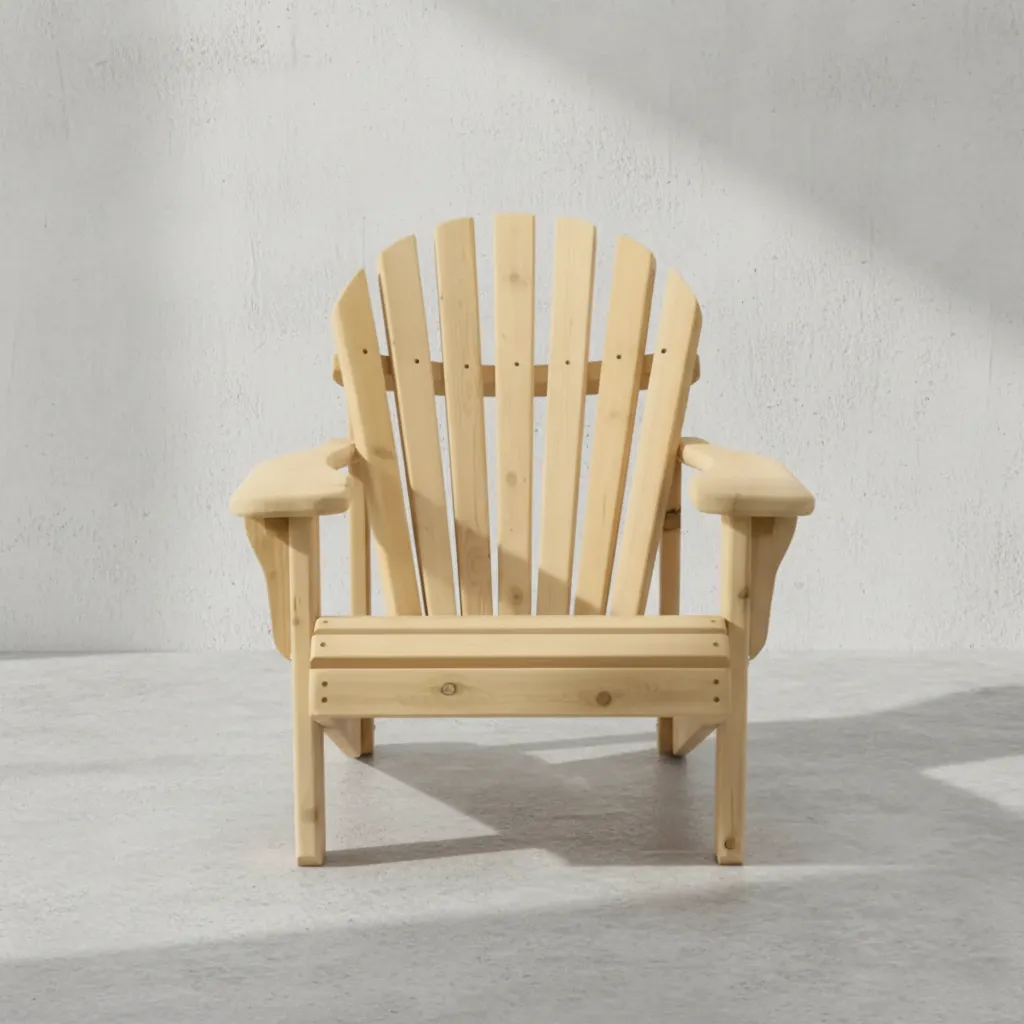 penwood furniture cedar muskoka chair face on horizontal