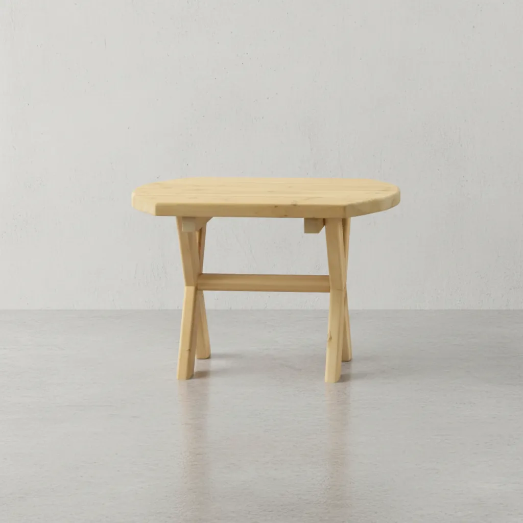 penwood furniture cedar muskoka coffee table face on horizontal
