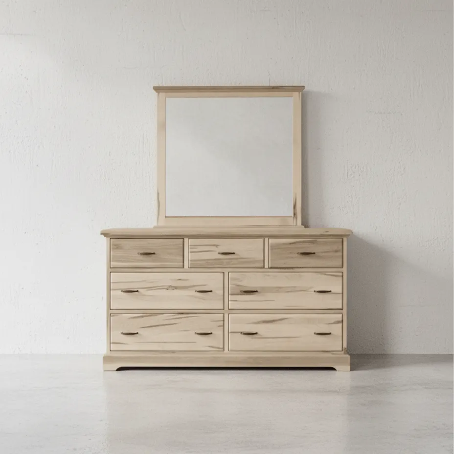 penwood furniture cottage deluxe 7 drawer dresser xct17 face on horizontal