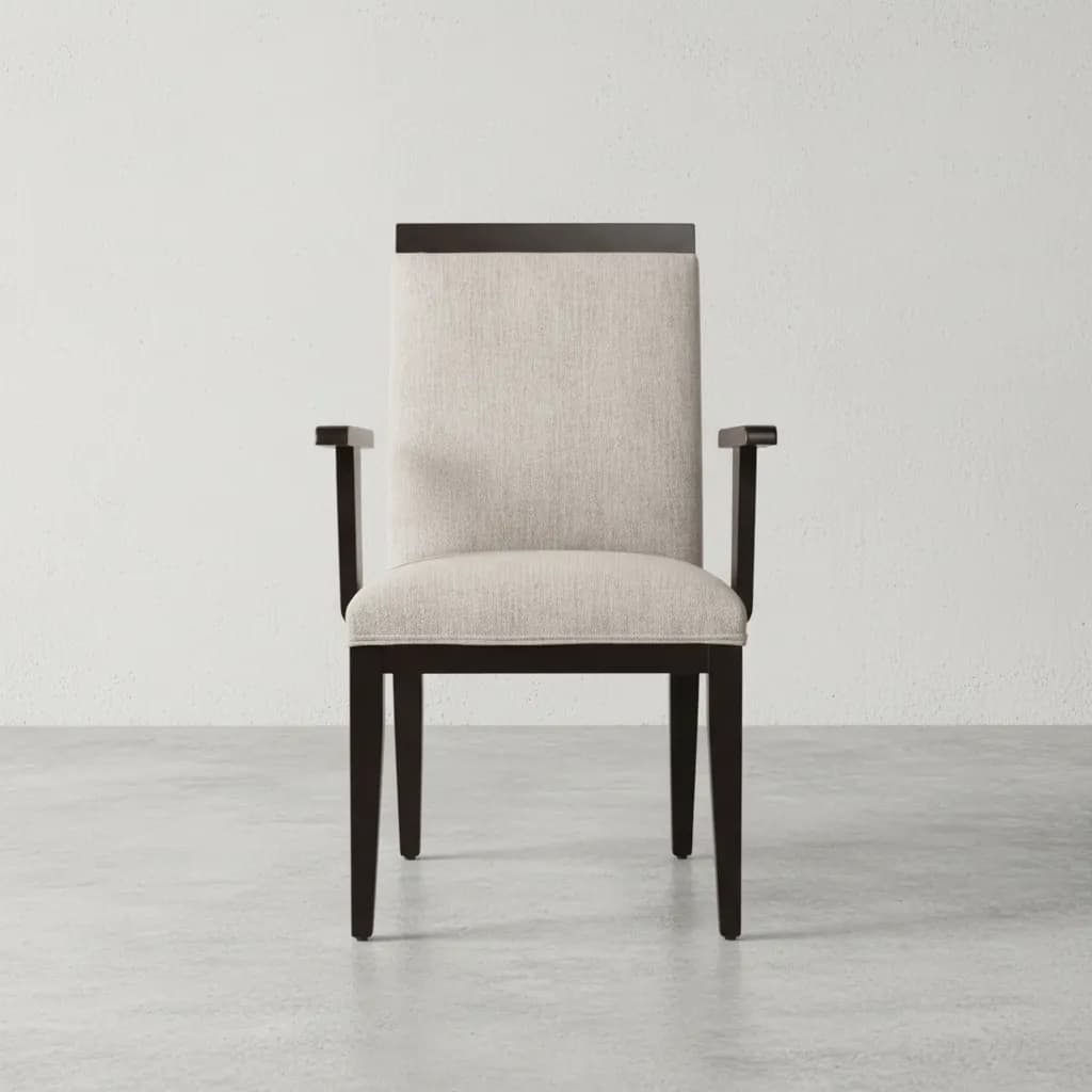 penwood furniture dorsa arm chair face on horizontal