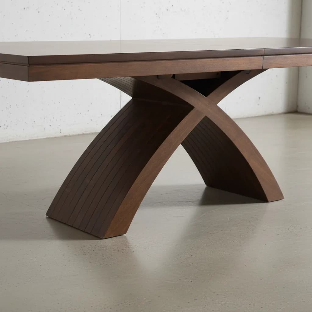 penwood furniture fifth avenue dining table medium close up
