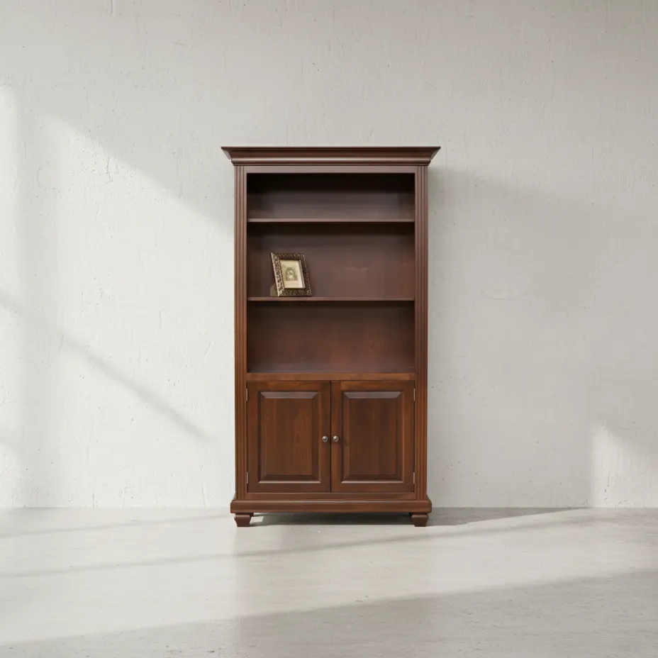 penwood furniture florentino bookcase f80d face on horizontal