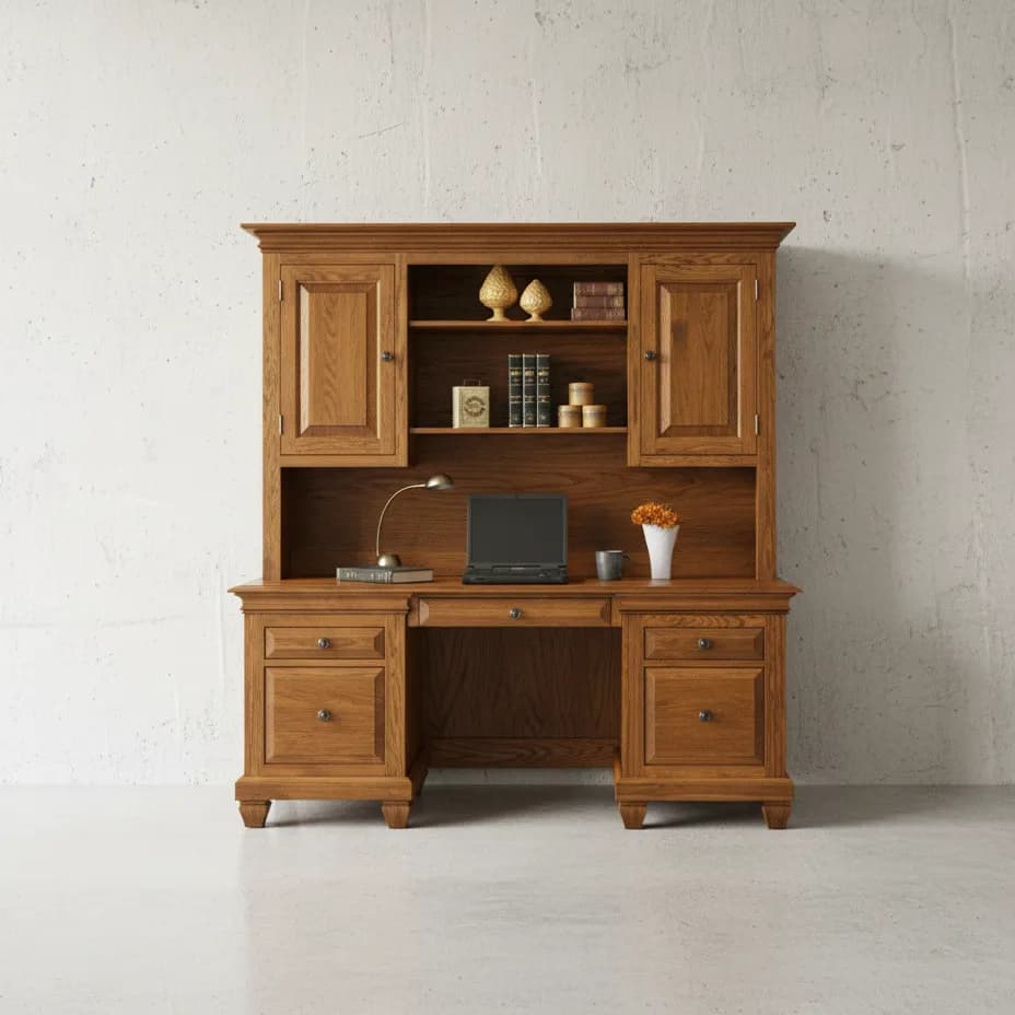 penwood furniture florentino computer station face on horizontal