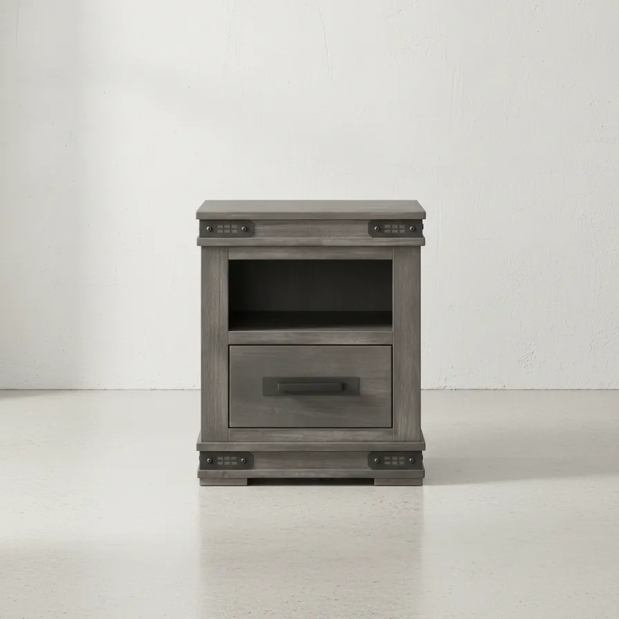 penwood furniture gastown night stand open 1 drawer face on horizontal